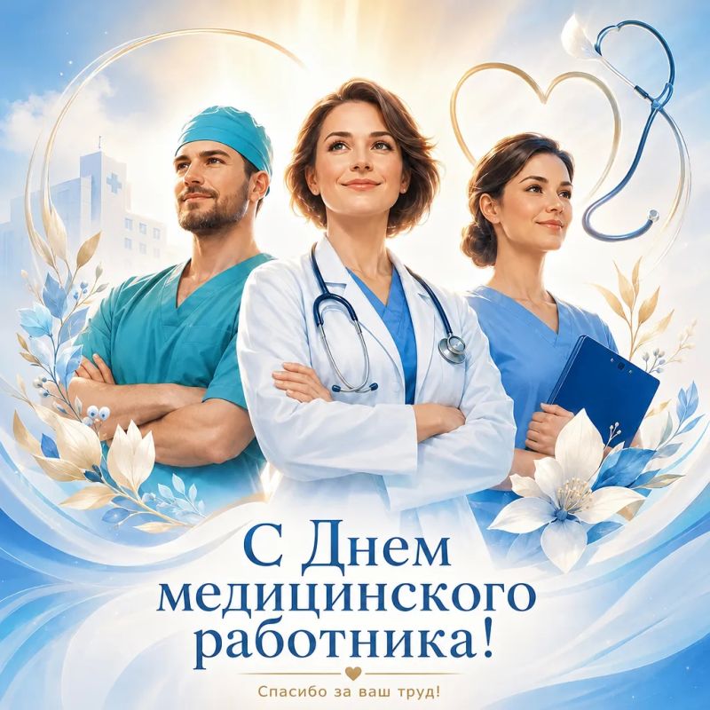 Сегодня — день тех, кто спасает жизни, лечит болезни и дарит надежду!