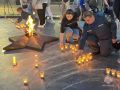 В Пушкино сотрудники МЧС России приняли участие в акции «Свеча памяти»