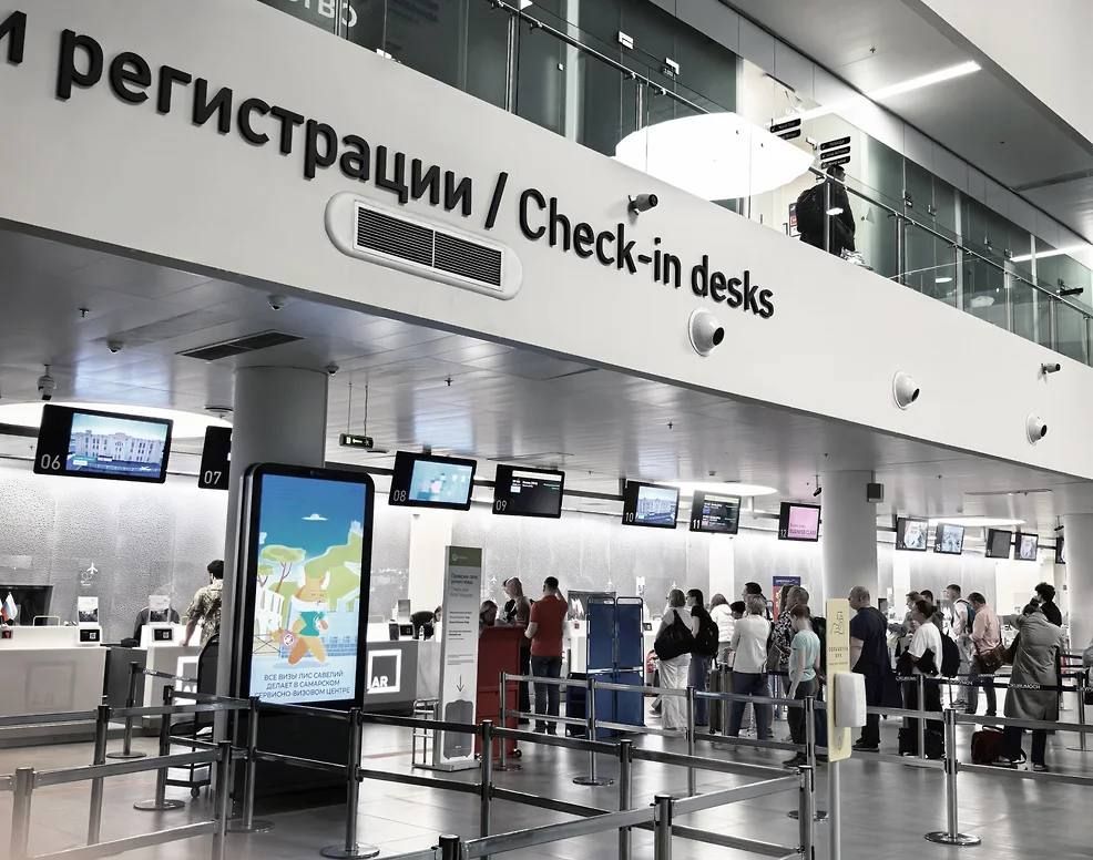 В самарском аэропорту четыре рейса отменены и пять задержаны