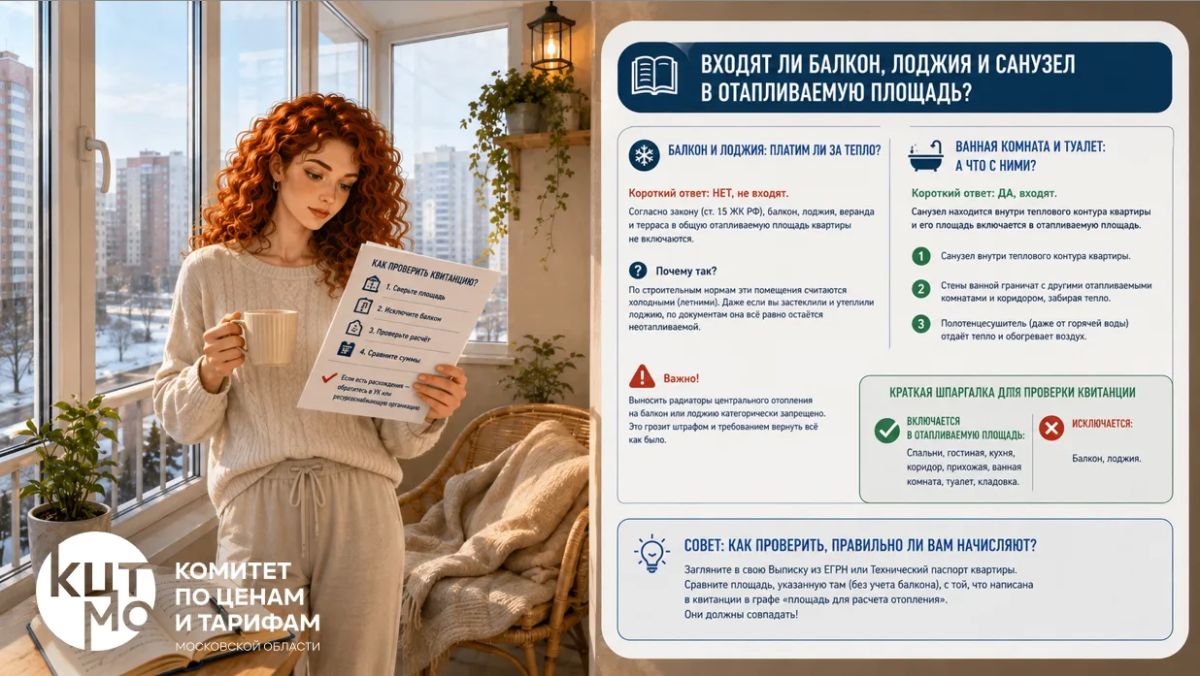 Словарик Регулятора. Входят ли балкон, лоджия и санузел в отапливаемую площадь? Разбираемся раз и навсегда!