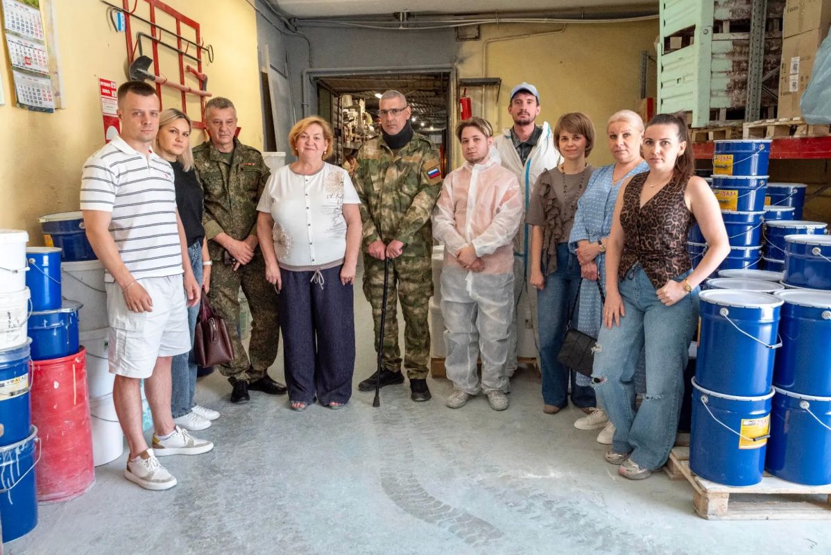Реутовские ветераны СВО и их семьи посетили производство красок и лаков Реутовские ветераны СВО и их семьи посетили производство красок и лаков