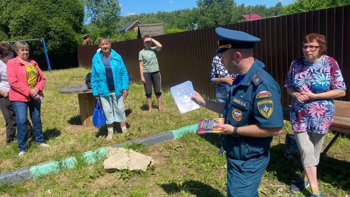 Профилактический рейд охватил дачные участки и места отдыха в Ступино Профилактический рейд охватил дачные участки и места отдыха в Ступино