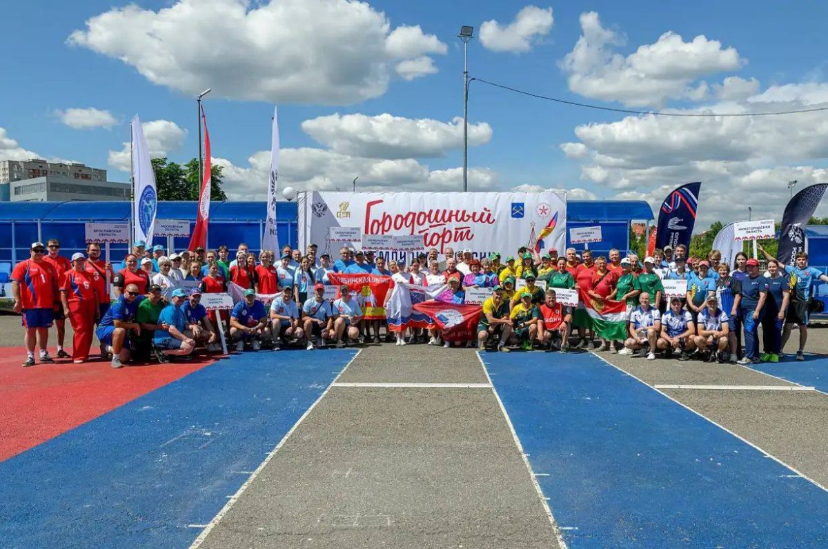 В Подольске на территории Спортивного комплекса «Труд» дали старт чемпионату России по городошному спорту