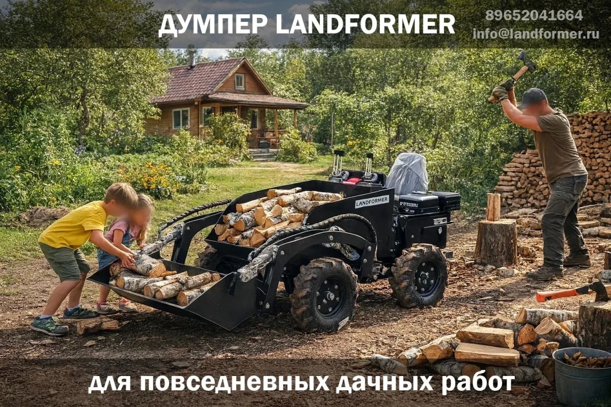 Владислав Шурыгин: Минидумпер 500 - Ваш надежный помощник на даче, подсобном хозяйстве, ферме, на стройке