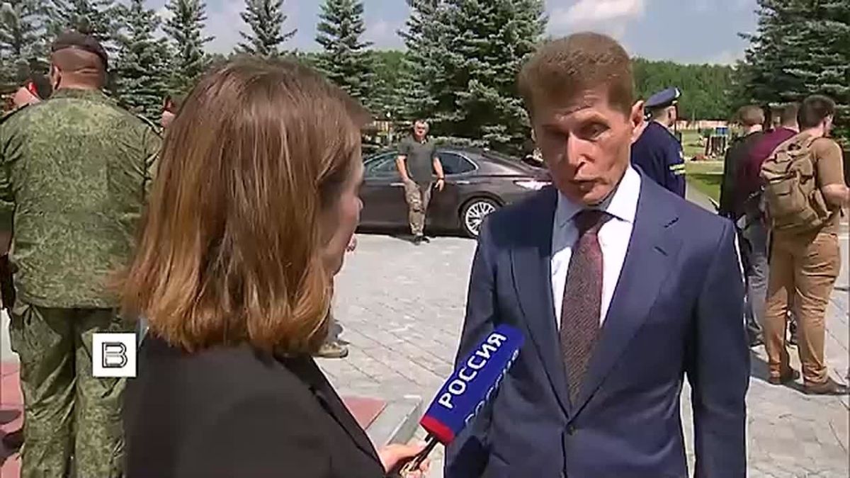"Миша был разносторонним человеком": губернатор Приморского края Олег Кожемяко в интервью ИС "Вести" рассказал, каким человеком был дважды Герой России Михаил Гудков