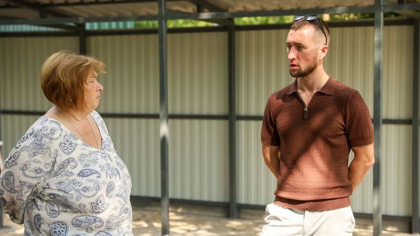 В деревне Шишовке модернизируют контейнерную площадку В деревне Шишовке модернизируют контейнерную площадку