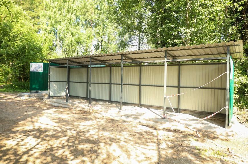 В деревне Шишовке модернизируют контейнерную площадку