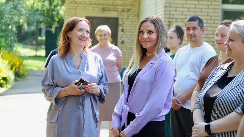 В детском саду посёлка санатория МО ремонтируют кровлю В детском саду посёлка санатория МО ремонтируют кровлю