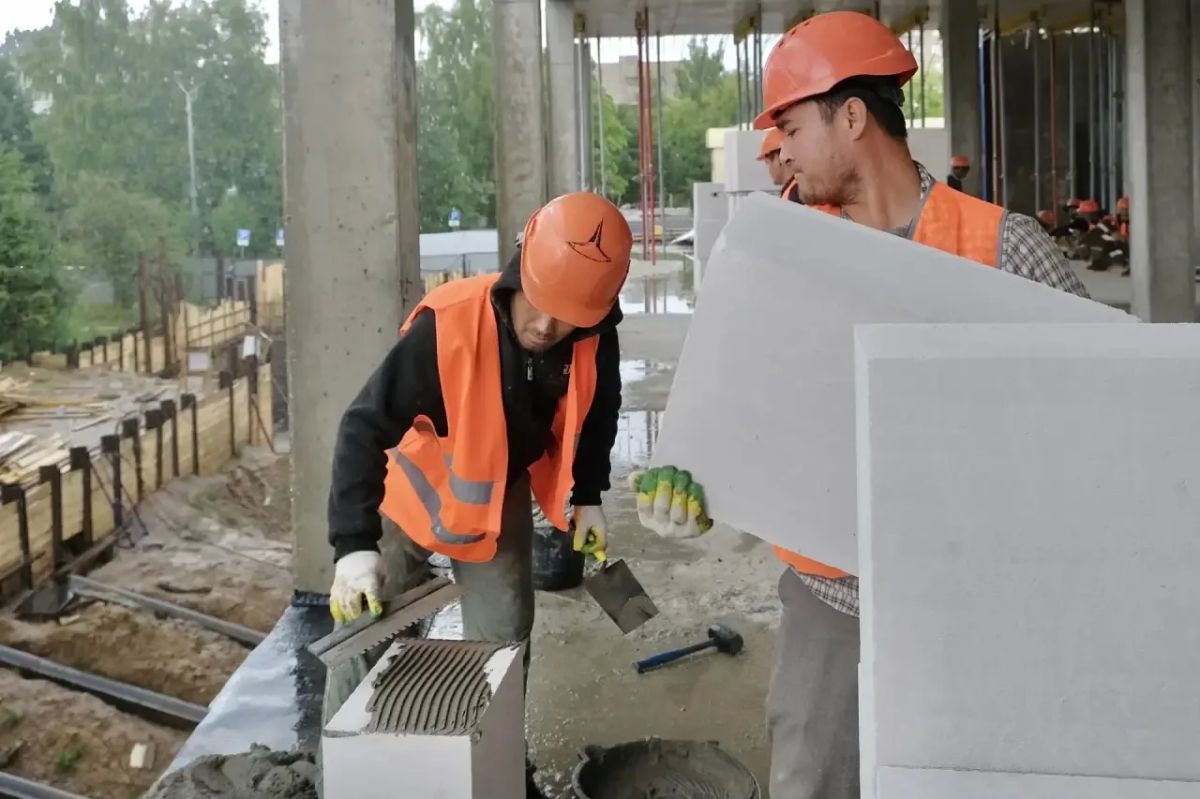 Работы идут в графике: в поселке Нахабино продолжается строительство пристройки к поликлинике! Работы идут в графике: в поселке Нахабино продолжается строительство пристройки к поликлинике!