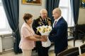 Максим Красноцветов: В День семьи, любви и верности поздравил с 55-летием совместной жизни Бориса Федоровича и Ирину Викторовну Клюевых
