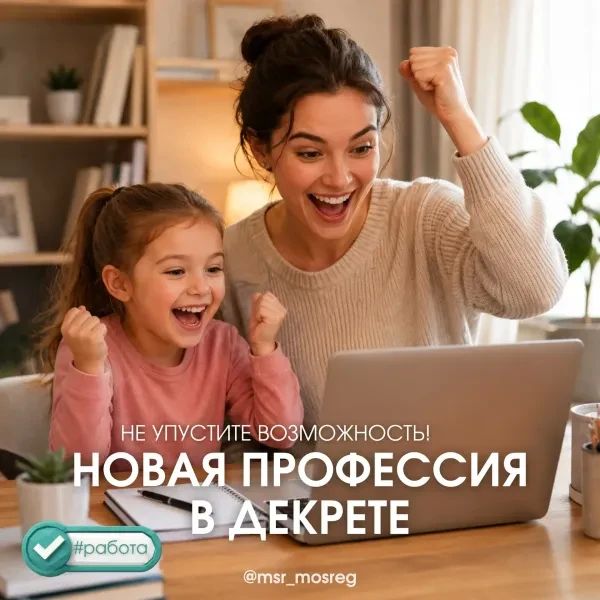 От ИИ и беспилотников до строительства и дизайна: подмосковные мамы и папы в декрете осваивают более 35 востребованных профессий