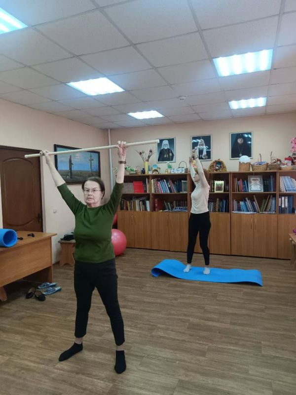 Для жителей Серпухова проходят занятия по лечебной гимнастике на безвозмездной основе