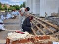В ЦДК им. М.И. Калинина продолжается масштабная реконструкция главного входа