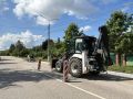 В рамках благоустройства идёт замена бордюров на улице Ухова в Солнечногорске