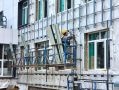 В лицее № 23 города Белоозёрский выполняются финишные отделочные работы