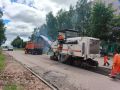 В г. Краснозаводск продолжаются работы по ремонту автомобильной дороги