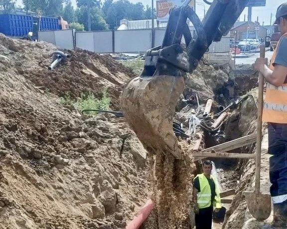 В Одинцове продолжаем строить 2 этап подъезда к ТПУ "Сколково" В Одинцове продолжаем строить 2 этап подъезда к ТПУ "Сколково"