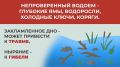 Напоминаем, что в Домодедово нет разрешенных мест для купания