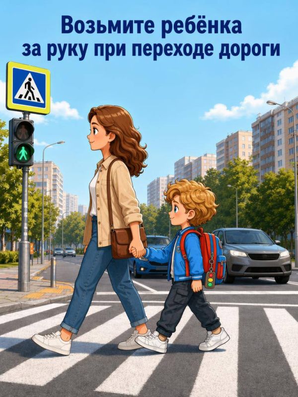 Наш герой Вова напоминает: безопасность ребенка начинается со взрослых!