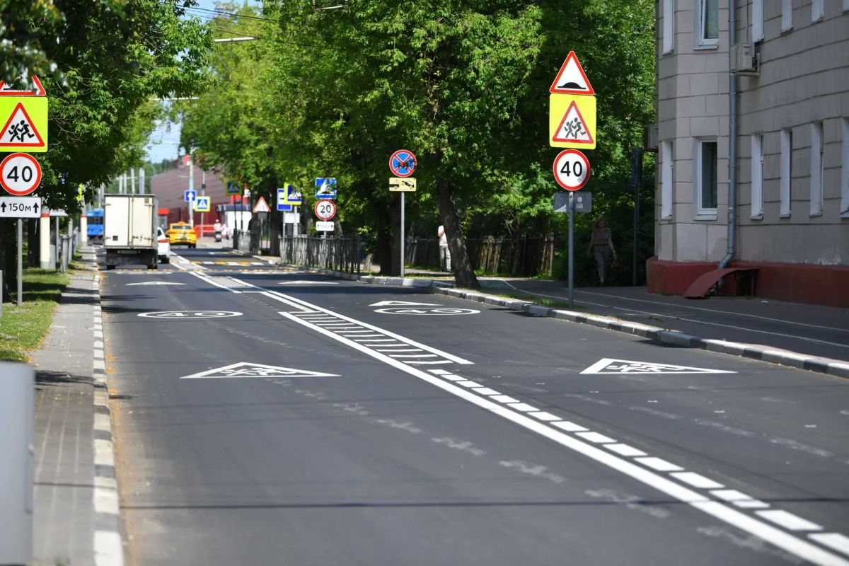 В Химках уложили новый асфальт на 17 участках дорог В Химках уложили новый асфальт на 17 участках дорог