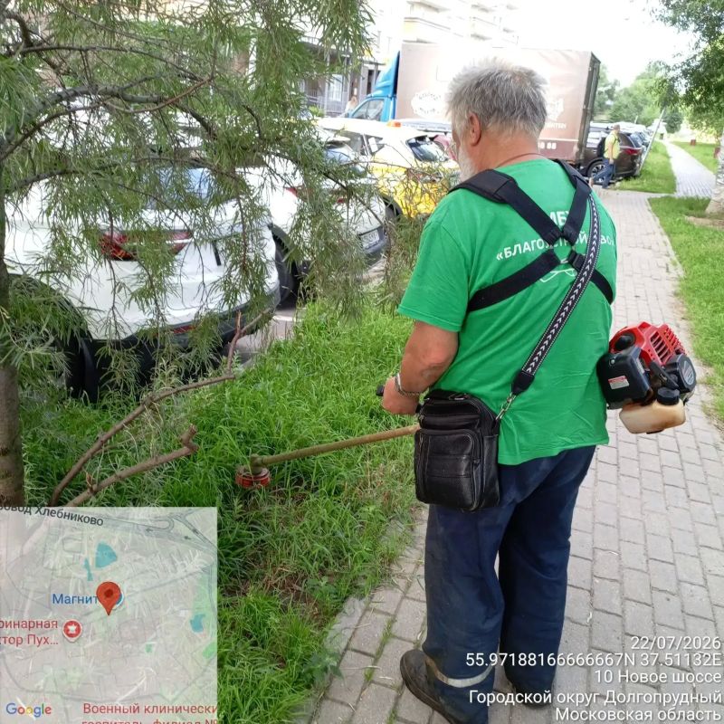Экология и безопасность: в Долгопрудном продолжаются работы по окосу травы Экология и безопасность: в Долгопрудном продолжаются работы по окосу травы