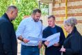 Михаил Собакин: Проконтролировал ход работ по комплексному благоустройству дворовой территории в селе Новый Быт на ул. Новая
