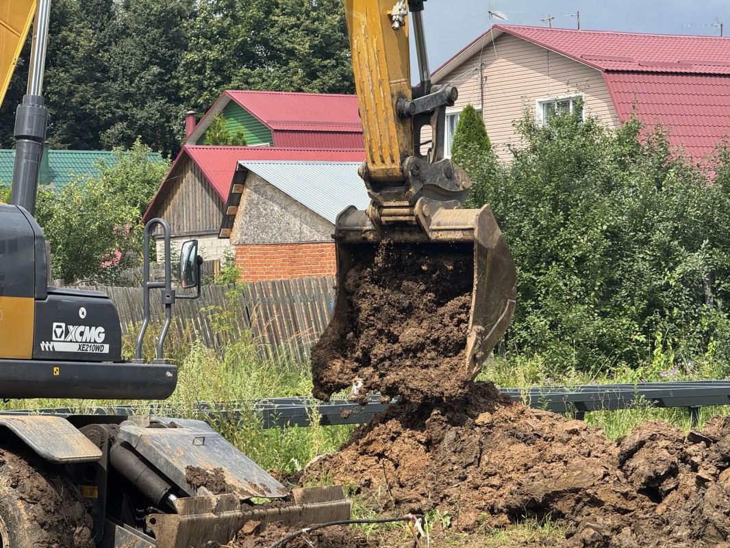 В Сергиевом Посаде полным ходом идет благоустройство Водного сада «Северные пруды» на улице Северно-Озёрная В Сергиевом Посаде полным ходом идет благоустройство Водного сада «Северные пруды» на улице Северно-Озёрная
