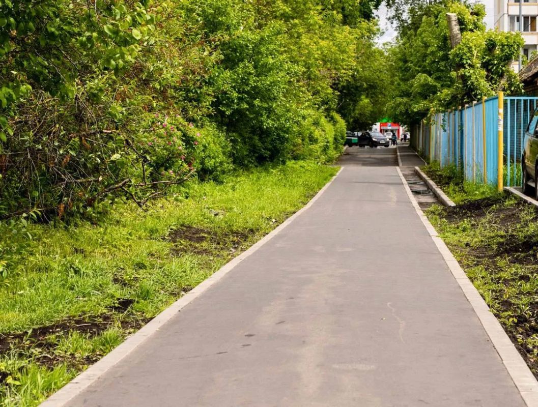 В Лотошино завершено благоустройство пешеходных троп