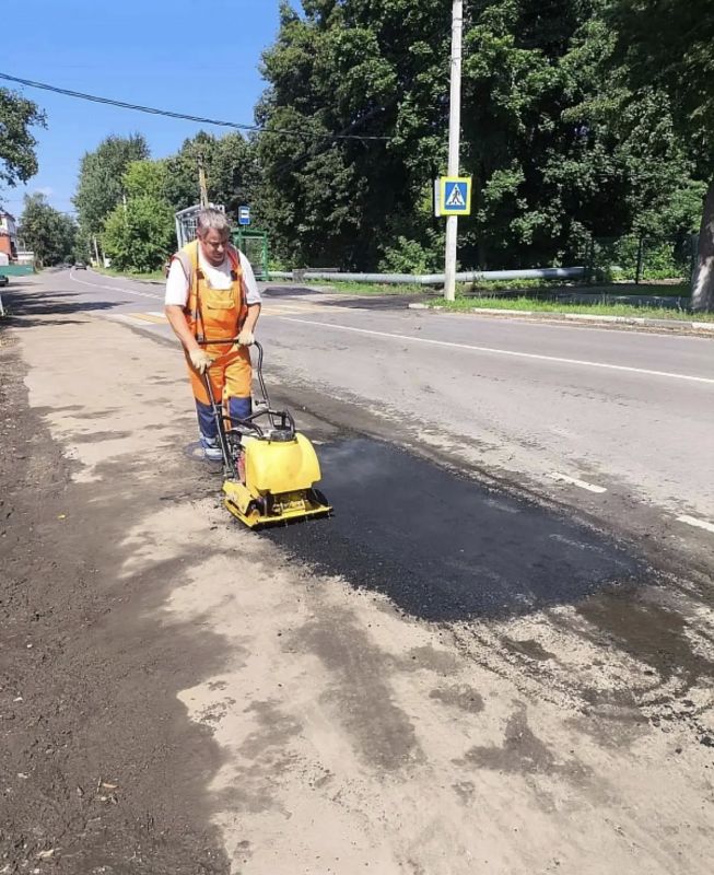 В городском округе Воскресенск продолжается плановая кампания по ремонту и содержанию дорожной сети В городском округе Воскресенск продолжается плановая кампания по ремонту и содержанию дорожной сети