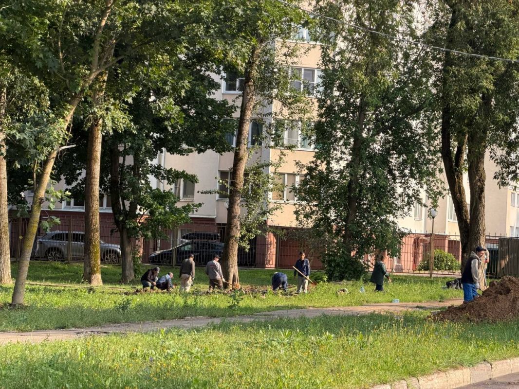 Заместитель главы городского округа Подольск Михаил Саруханов совместно с первым заместителем председателя Совета депутатов Евгением Патрушевым и профильными специалистами провёл обход территории по улице Парковая, 1 Заместитель главы городского округа Подольск Михаил Саруханов совместно с первым заместителем председателя Совета депутатов Евгением Патрушевым и профильными специалистами провёл обход территории по улице Парковая, 1