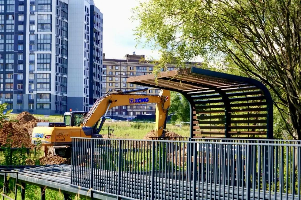 Продолжается благоустройство Водного сада «Северные пруды» на улице Северно-Озёрной в Сергиевом Посаде Продолжается благоустройство Водного сада «Северные пруды» на улице Северно-Озёрной в Сергиевом Посаде