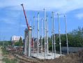 Строители приступили к сборке второй части пролёта пешеходного перехода со стороны ЖК «Рублёвский» в Одинцове