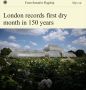 «В Лондоне впервые за 155 лет наблюдений не выпало ни капли дождя за целый месяц»: После аномальной жары Европа столкнулась с масштабной засухой