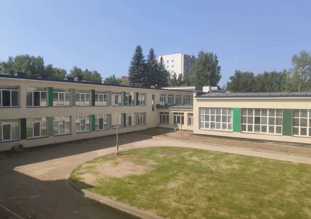 В Клину завершается капитальный ремонт Гимназии имени Ушинского