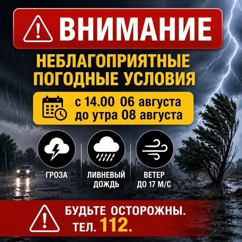 В Московской области ожидаются гроза, ливневый дождь и усиление ветра до 17 м/с