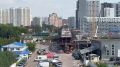 На строящемся путепроводе в Люберцах начали возводить подпорные стены