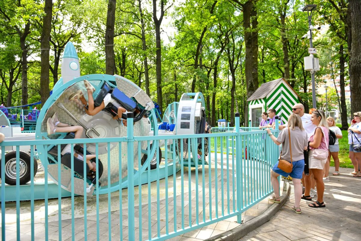 Почувствуй себя космонавтом: в Химках открыли новый аттракцион Почувствуй себя космонавтом: в Химках открыли новый аттракцион