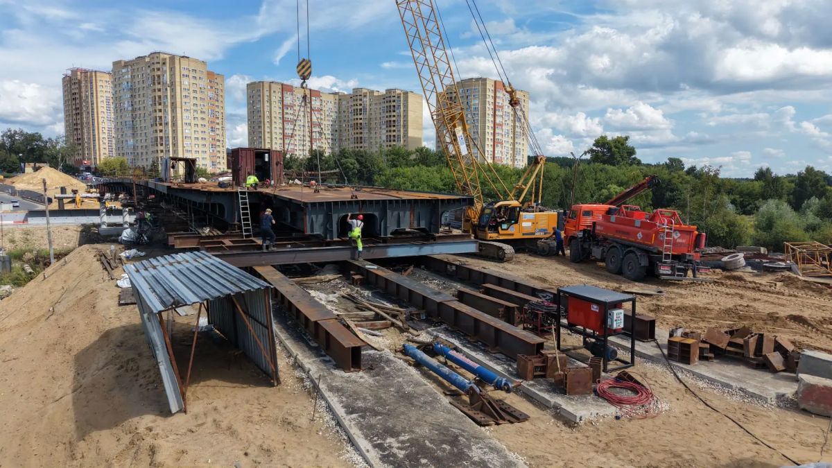 Юлия Купецкая: В Пироговском продолжается строительство автомобильного моста через реку Клязьму Юлия Купецкая: В Пироговском продолжается строительство автомобильного моста через реку Клязьму