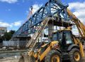 В Королёве завершили монтаж пролетного строения разноуровневого пешеходного перехода у ст. Подлипки-Дачные