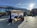 В День Сергиево-Посадского округа на Советской площади работал пункт сбора гуманитарной помощи