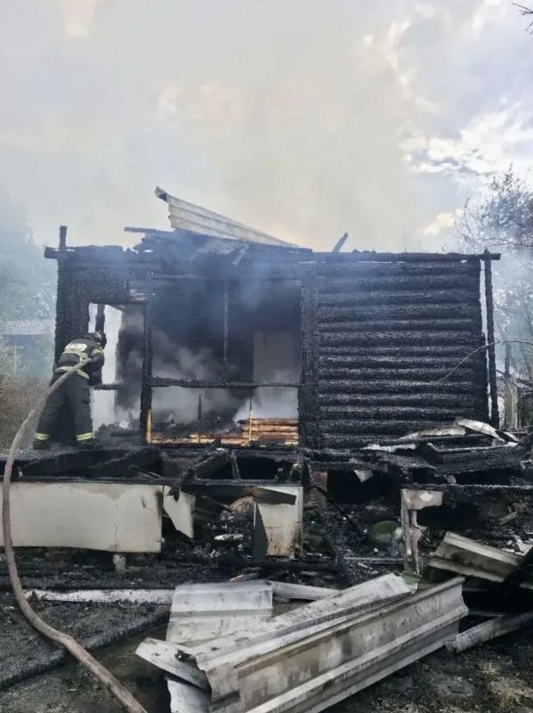 Пожар в Хлебниково в Долгопрудном: открытое горение локализовано Пожар в Хлебниково в Долгопрудном: открытое горение локализовано