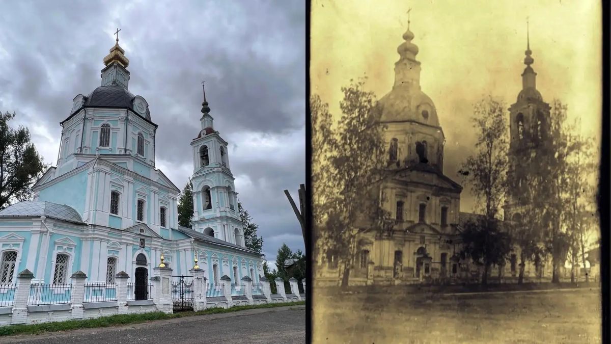 В объективе времени. Сегодня в объективе — Введенская церковь в Заречье, один из старейших храмов Дмитрова