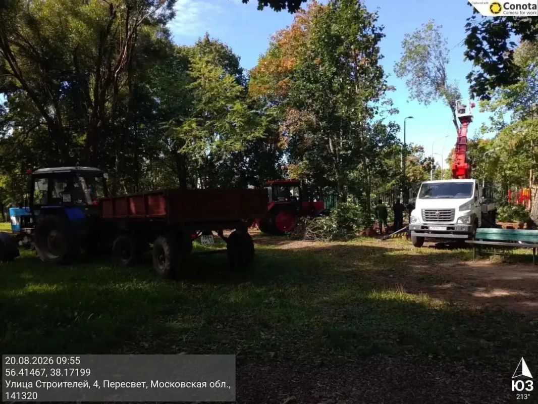 Сотрудники МБУ «Благоустройство СП» продолжают наводить порядок во всех населённых пунктах Сергиево-Посадского округа