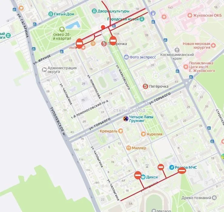 В Жуковском вводятся временные ограничения движения в связи с проведением Дня города и Чемпионата мира по пожарно-спасательному спорту