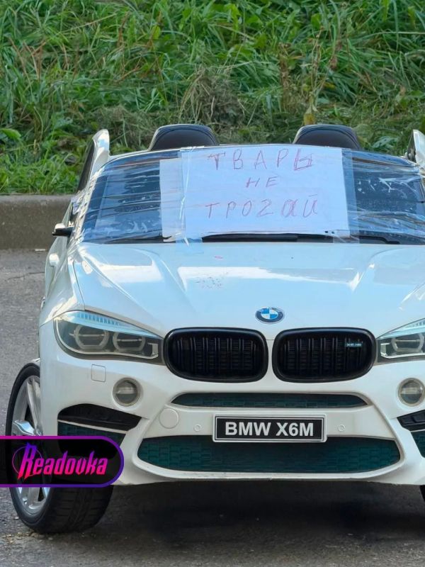 Игрушечная BMW две недели держит оборону парковочного места в Подмосковье Игрушечная BMW две недели держит оборону парковочного места в Подмосковье