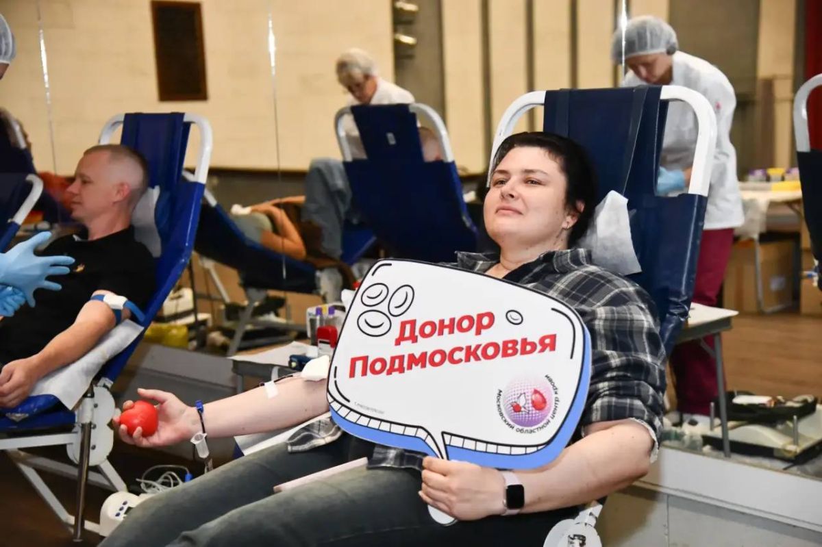 Татьяна Витушева: Более 22 литров донорской крови собрали в Истре! Татьяна Витушева: Более 22 литров донорской крови собрали в Истре!