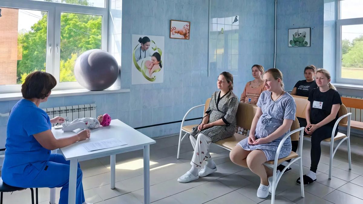 В Серпуховском роддоме открылась «Комната знаний»: новое пространство для будущих мам