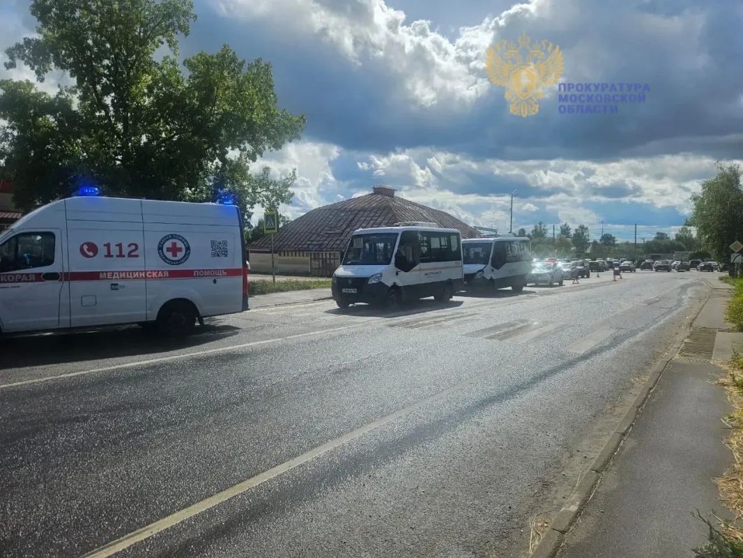 Талдомская городская прокуратура взяла под контроль установление обстоятельств ДТП с участием двух микроавтобусов