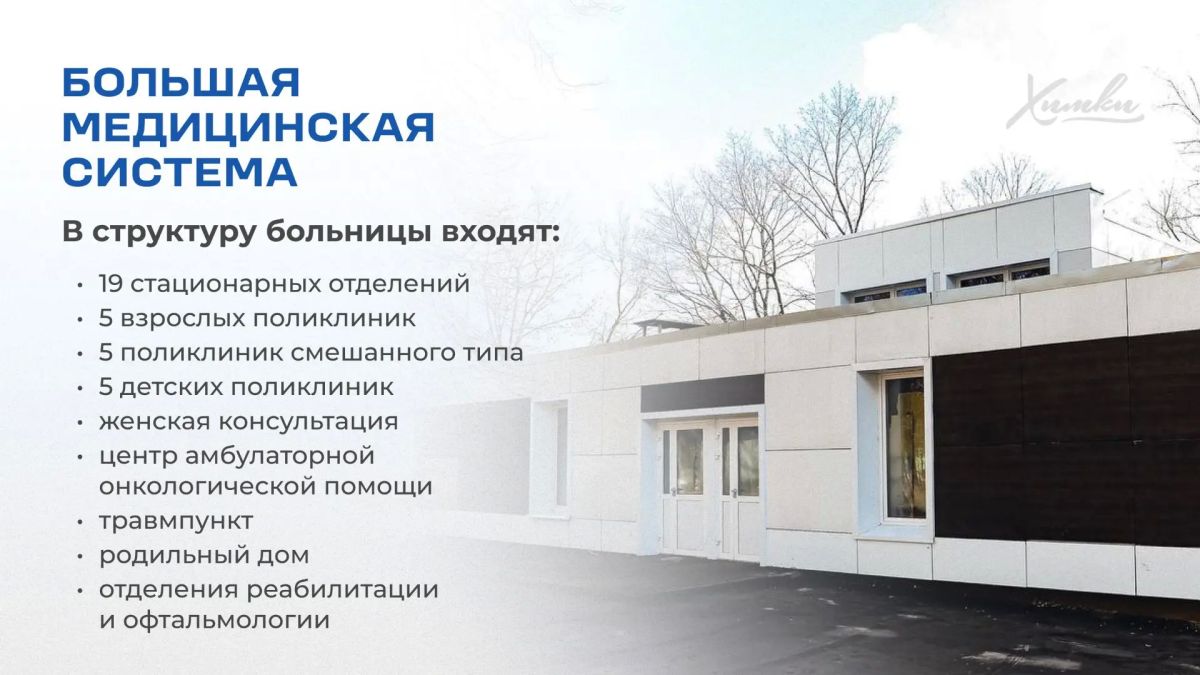 Химкинской клинической больнице - 72 года Химкинской клинической больнице - 72 года
