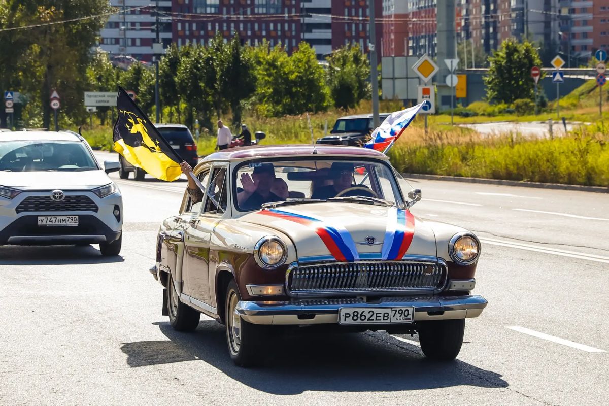 В Химках прошёл патриотический мотопробег
